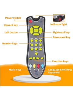 Ant TV Remote Control Toy Early Education Toy, Light and Sound Game for 6 Months Kids, Toddlers Preschool Education Toy Game, Three Language Modes English, French and Spanish  - Image 3