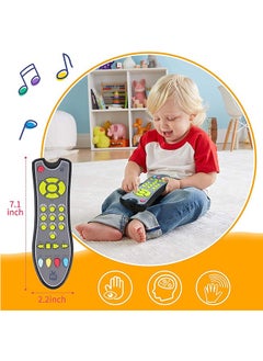 Ant TV Remote Control Toy Early Education Toy, Light and Sound Game for 6 Months Kids, Toddlers Preschool Education Toy Game, Three Language Modes English, French and Spanish  - Image 2