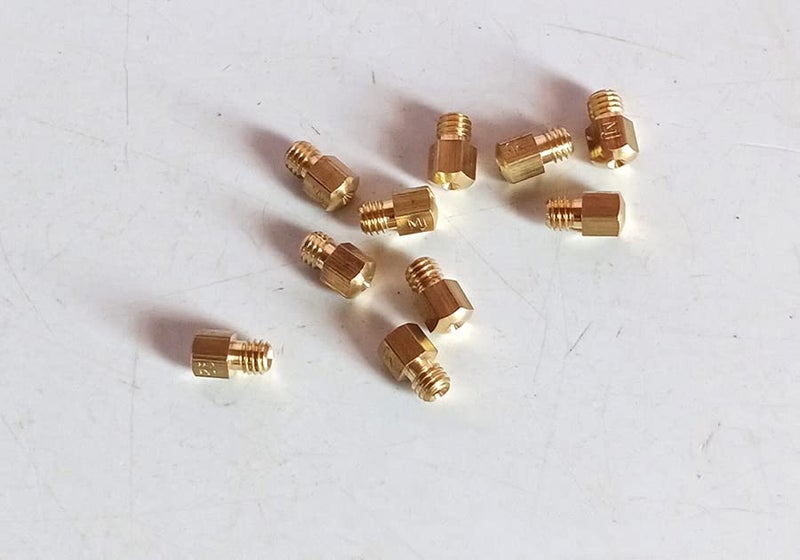 Burner Parts Brass Jet Nozzles 10 Pcs 058mm  - Image 2