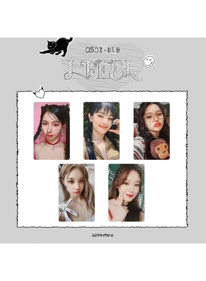 NIBEMINENT 5 Pcs Kpop (G)I-DLE Wm2.0 Lomo Cards Card For Fans Collection Gifts - Image 2