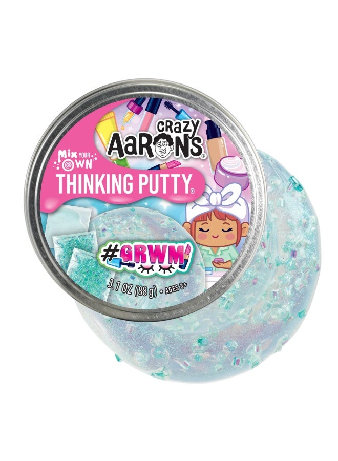 Crazy Aaron's Get Ready with Me Thinking Putty, 4" Tin with 90g of Non-Toxic Sensory Play Putty which Never Dries Out, Soft Textured Creative Fidget Toy for Boys and Girls Ages 3Y+ - Image 4