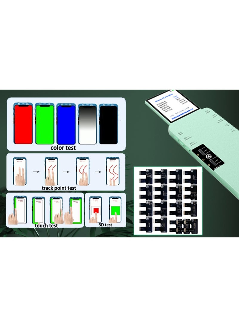 Generic - 19 in 1 LCD tester, screen tester for iPhone 13~6G, repair tool kit, test display, - Image 1