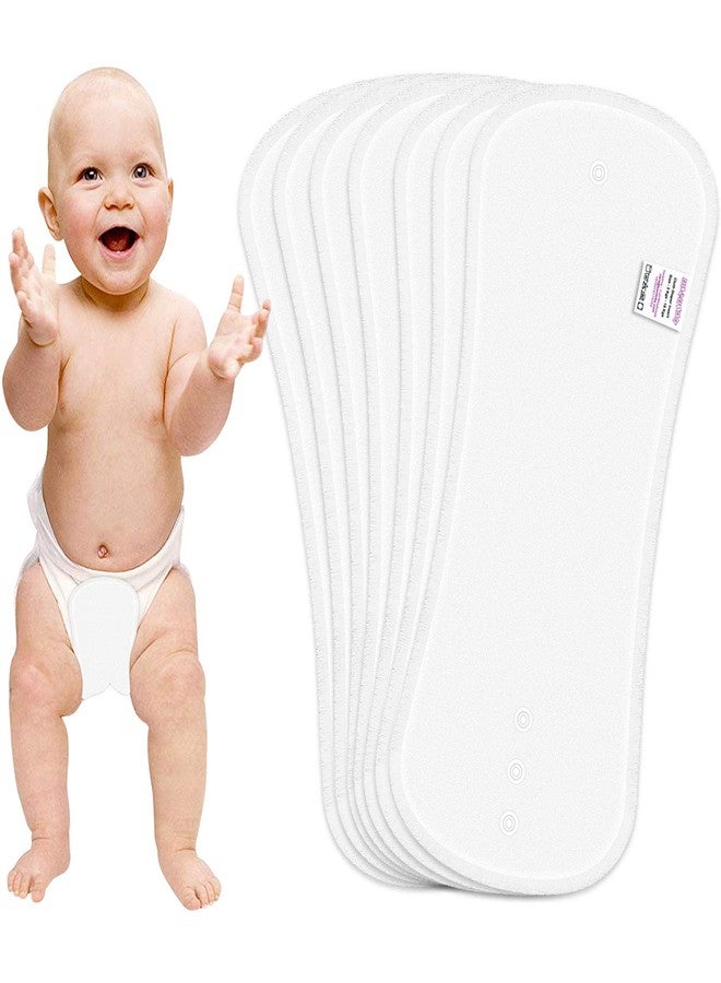Bembika Cloth Daiper for Inserts Natures Cloth Diaper Liner, Wetfree Reusable Washable Cotton Diaper Nappy Inserts for Baby Cloth Diapers(Set of 7)(Polar Fleece-4 Layer) - Image 1