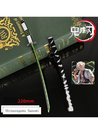 Demon Slayer Shinazugawa Sanemi Nichirin Sword Zinc alloy model 22cm Keychain - pzsku/Z981EC7B0777E49B6B231Z/45/_/1694064612/66857a24-81bd-4c92-9ab3-0038ad628c1c