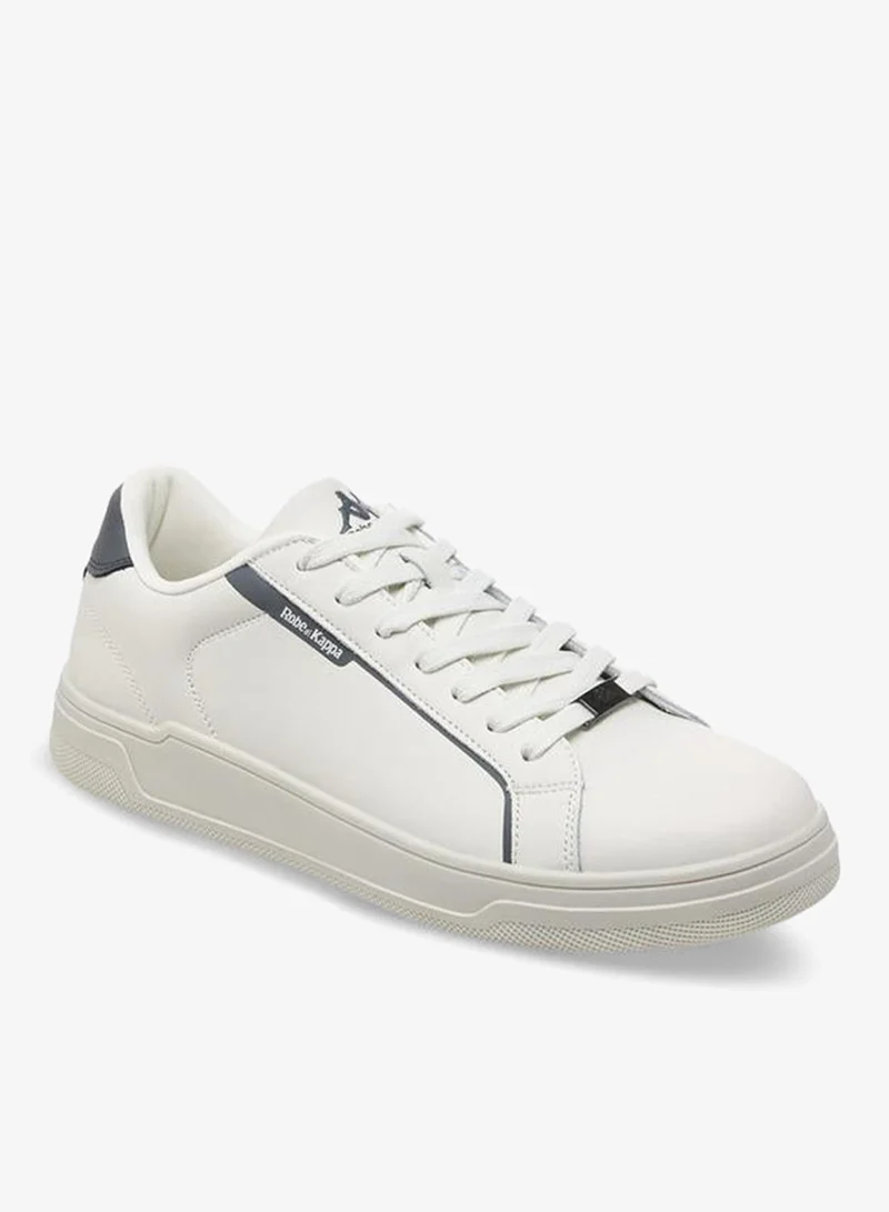 كابا Men Lace-Up Leather Ankle Sneakers