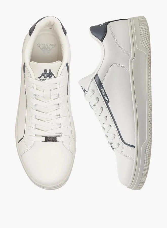 Kappa Men Lace-Up Leather Ankle Sneakers