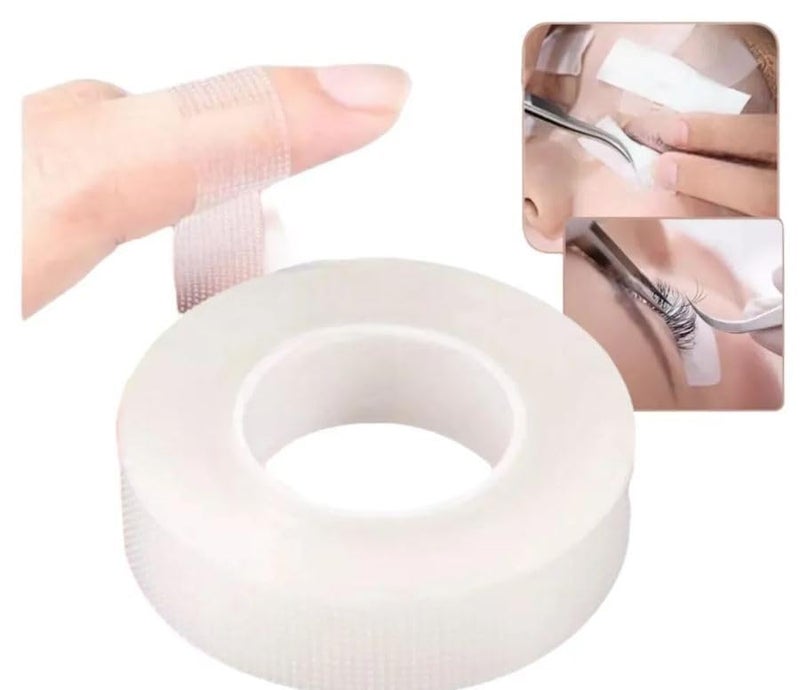 Lash Tape 1pc roll Eye Tools Simple Tool Micropore Beauty Pads Isolation Adhesive Extension Eyelash Supplies Under Fabric Skin Aid Sensitive Salon Fiber Patches First Makeup-transparent - Image 2
