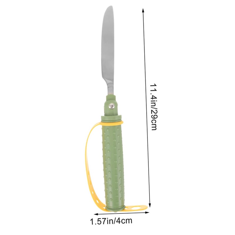 Elderly Disabled Feeding Utensil High Grade Stainless Steel Adaptive Spoon Grips For Easy Self Serving - Image 3