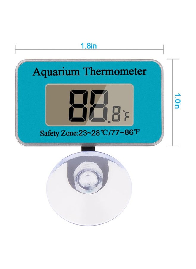 Neostyle Aquarium Thermometer, LED Accurate Temperature Sensor, Touch and Sleep Mode (Blue)  - Image 2
