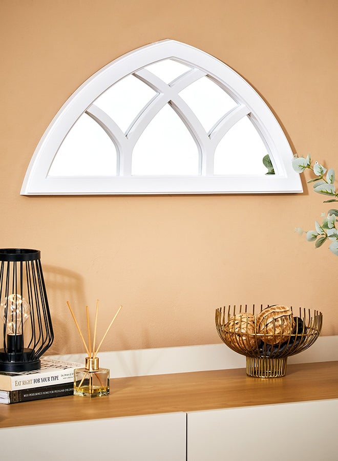 Home Box Vienna Half Window Pane Wall Mirror 31 x 3 x 61cm  - Image 4