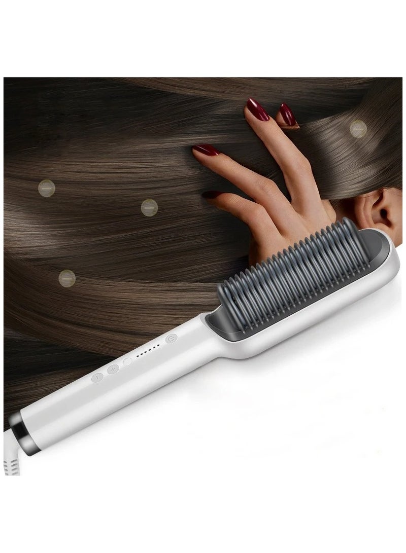 سكين فرشاة فرد الشعر الكهربائية متعددة الوظائف، مشط الحرارة - Image 5