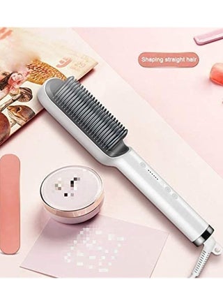 Multifunctional Electric Straightener Brush Heat Comb Straightener - view 3