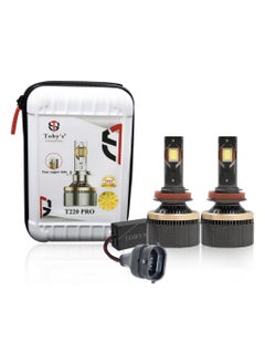 Toby's Toby's T220 Pro 440W/Pair Original Tested LED Headlight Assembly 44000 Lumens Bright Color With Temperature 6500K (H11)  - Image 1