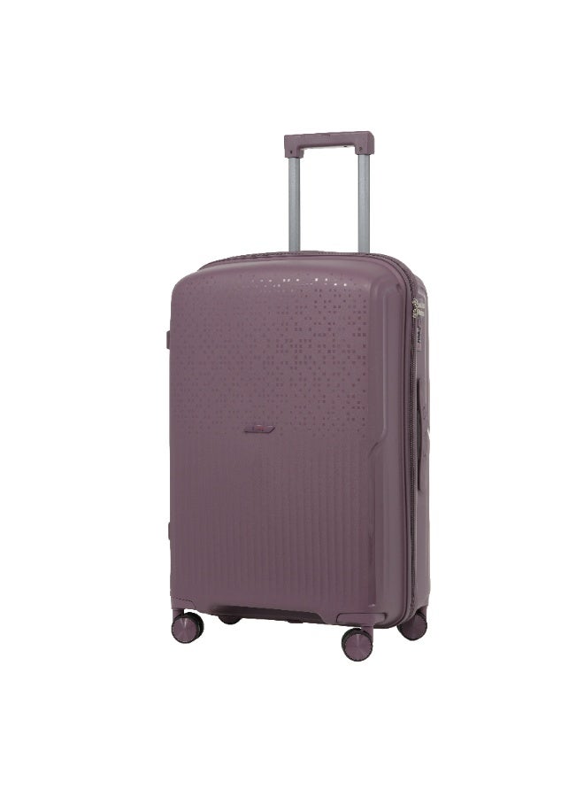 Eagle Express NEON X PP Hard Shell Luggage Set of 4 (14/20/24/28-inch) - Anti-Theft Zipper, 8 Spinner Wheels - Purple - 1 Year Warranty - Image 3