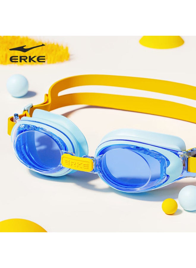 Erke Children's Small Frame Swimming Goggles For Boys And Girls, Waterproof Anti-fog High-definition Swimming Gl, Diving Blue - Image 4