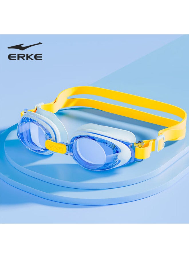 Erke Children's Small Frame Swimming Goggles For Boys And Girls, Waterproof Anti-fog High-definition Swimming Gl, Diving Blue - Image 1