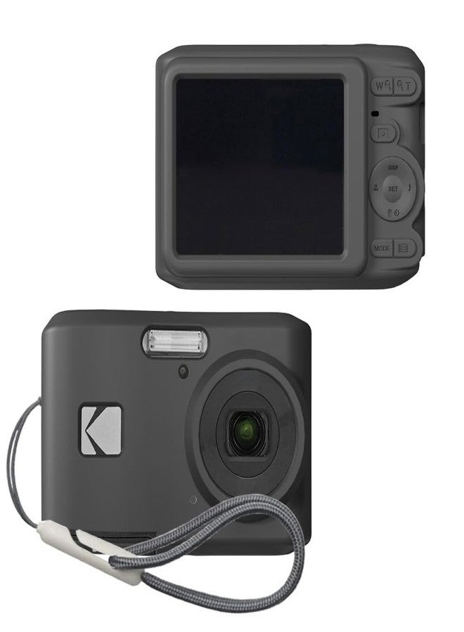 Tedubax Case for KODAK PIXPRO FZ45 - Soft Silicone Camera Case - Anti-Scratch, Slim Fit, Lightweight - Black - Image 1