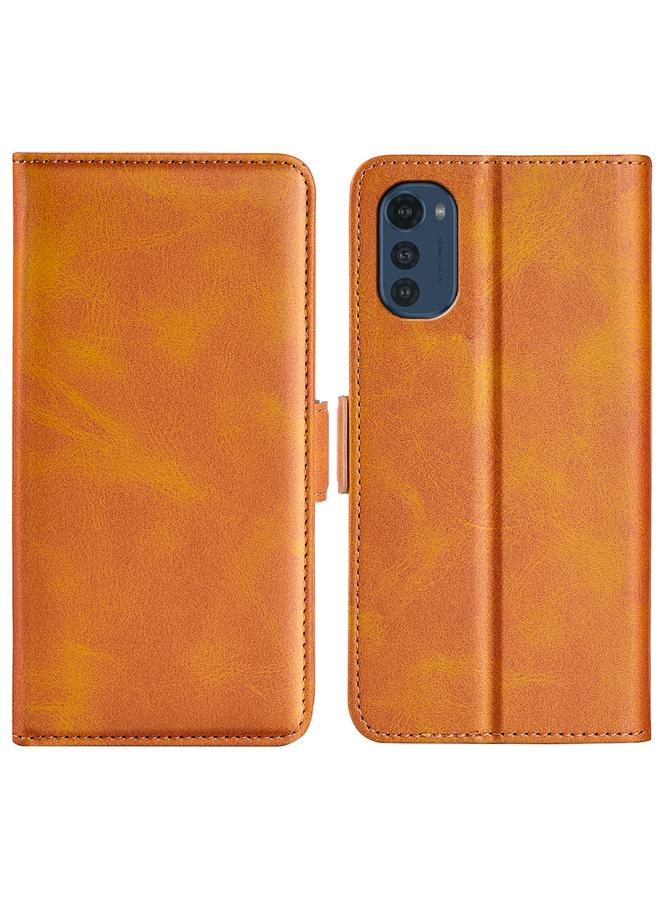 S-TOP Case For Motorola Moto E32 4G Dual-side Magnetic Buckle Horizontal Flip Leather Phone Case - Image 1