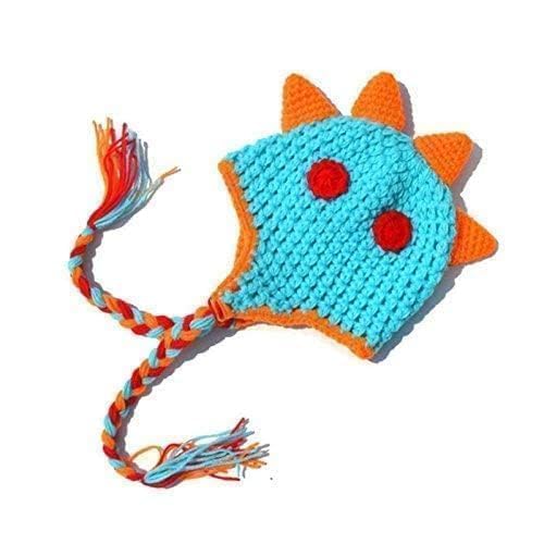 A-cool Crocheted Baby Boy Dinosaur Outfit Newborn Photography Props Handmade Knitted Photo Prop Infant Accessories (1-12 Months) - Image 3