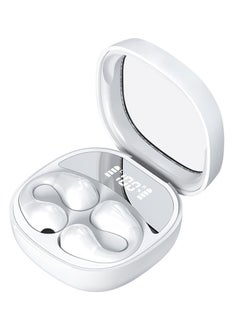Letv Wireless Bluetooth 5.3 Headset with LED Digital Display, Dual Microphone, Eliminates Call Noise, White  - Image 1