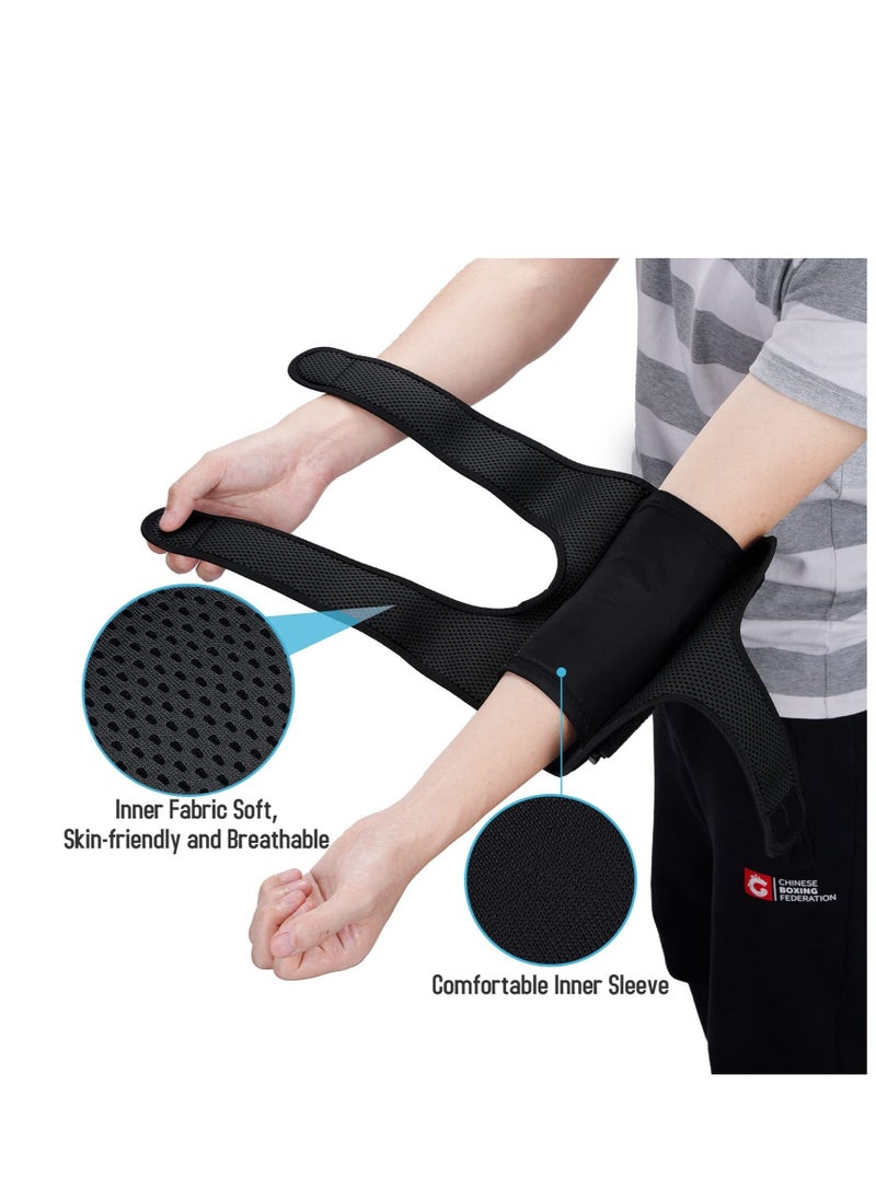 Generic - Elbow Brace, Comfortable Night Elbow Support, Adjustable Elbow Stabilizer, for Sleep Elbow Splint, with 2 Removable Metal Splints for Cubital Tunnel Syndrome, Tendonitis, Ulnar Nerve, Tennis - Image 1