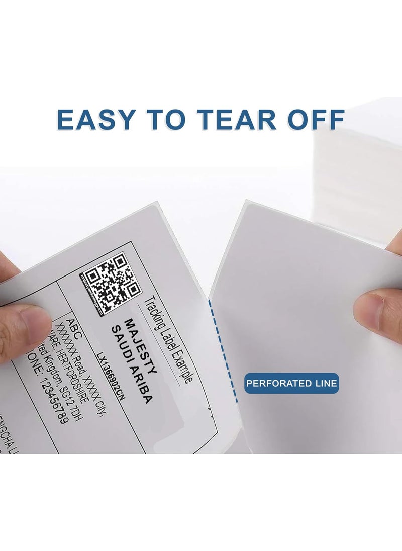 Majesty Majesty Thermal Shipping Labels - 10.16 x 15.24 cm (4 x 6 Inch) - 500 Pack High Quality Labels, Compatible with Thermal Shipping Printers, Shipping Label Printers, E-Shops, Shipping Companies  - Image 3
