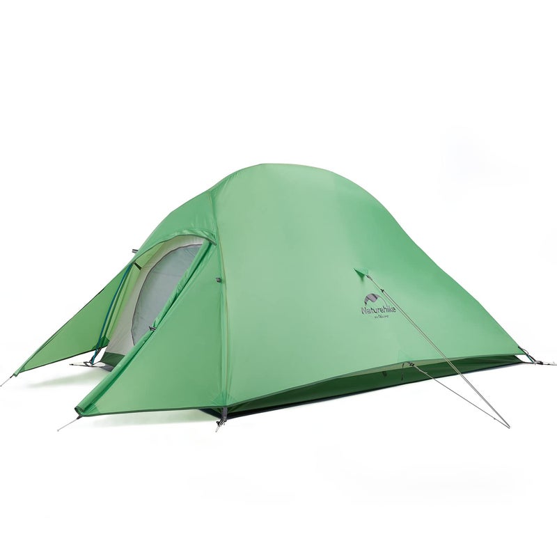 Naturehike Updated Cloud up 2 tent-new version 210T Bud green + mats - Image 1