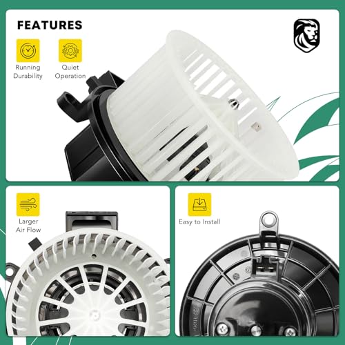YHTAUTO Rear hvac Blower Motor with Fan Cage Assembly Replacement for Chrysler, Dodge, Ford, Jeep, Lincoln, Ram, Volkswagen Models, Grand Caravan 2006-2020, Town & Country 2006-2016, Rear Side - Image 4