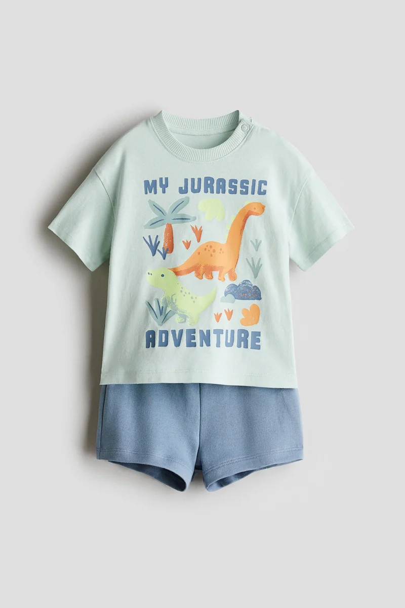 H&M 2-piece T-shirt and shorts set