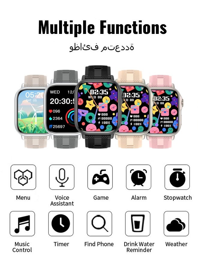 Volynix Smart Watch for Men,Business Smartwatch,Waterproof Fitness Watch, Bluetooth Calling,Heart Rate Monitoring, Black - Image 3