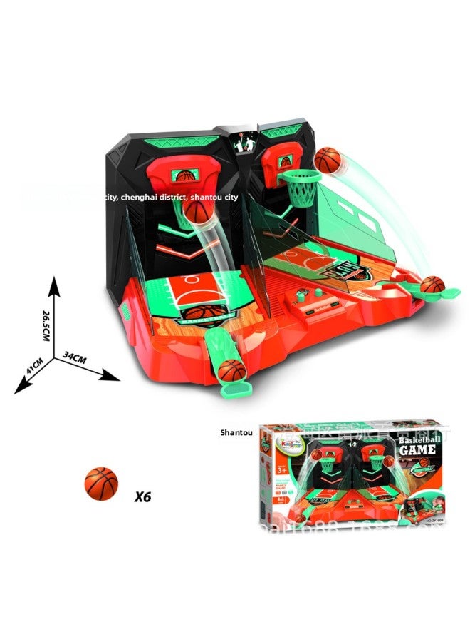 Children's Desktop Football Field Basketball Billiards Desktop Game Home Parent-child Interaction Double Battle Table Boy-Color:Desktop Football Table - Image 3