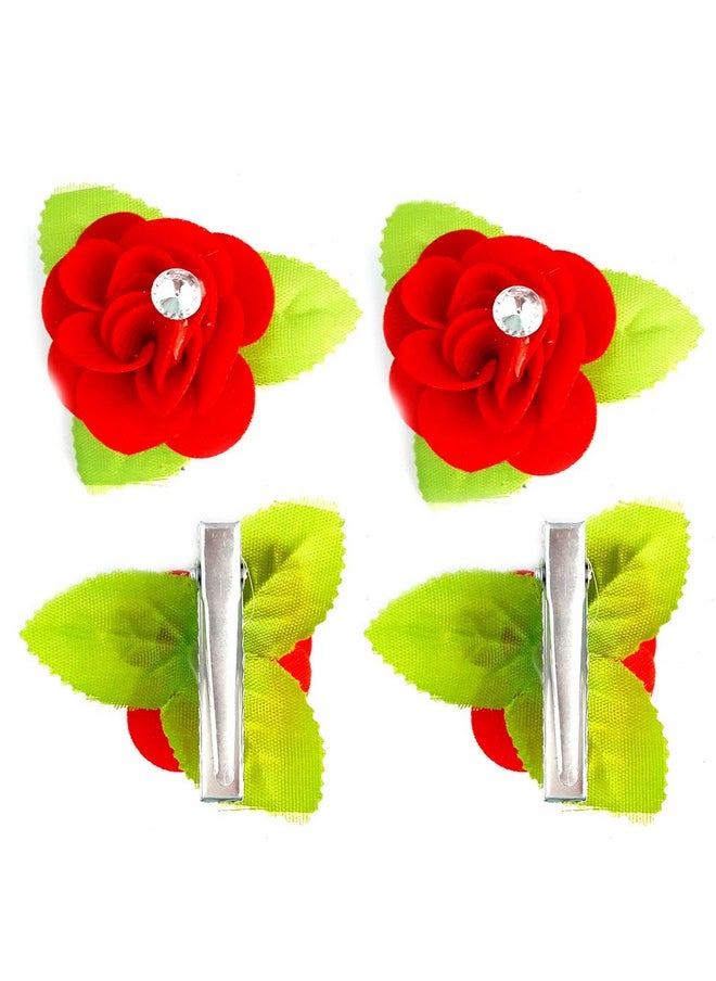 Rapidsflow - Rapidsflow® Hair Clips For Women/Flower Clips For Women/Hair Accessories For Women And Girls Set Of 6 Pc - Image 1