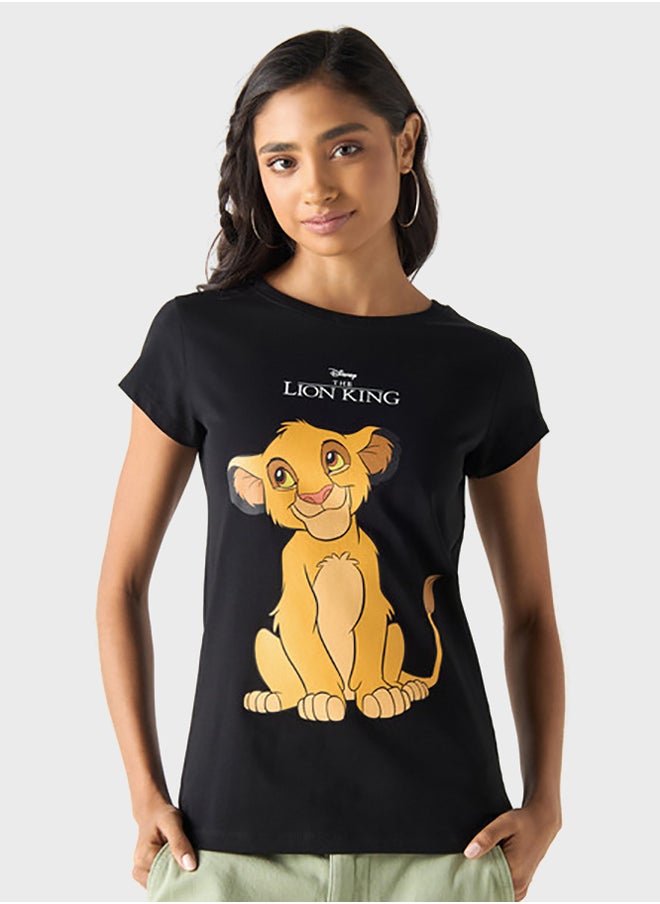 Lion King Mouse  Print Crew Neck T-Shirt - pzsku/Z981FA03E518FC80135BBZ/45/_/1724677222/9e51bbcf-76f0-48d8-beff-01fc66d3f8cf