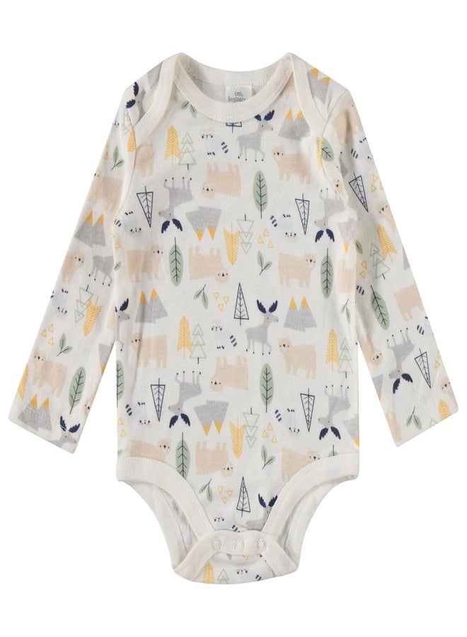 Cudlie Infant Boys 2-Piece Overall & Long-Sleeve Bodysuit Set with Bottom Snaps - Soft, Cozy & Adorable Outfit - Image 3