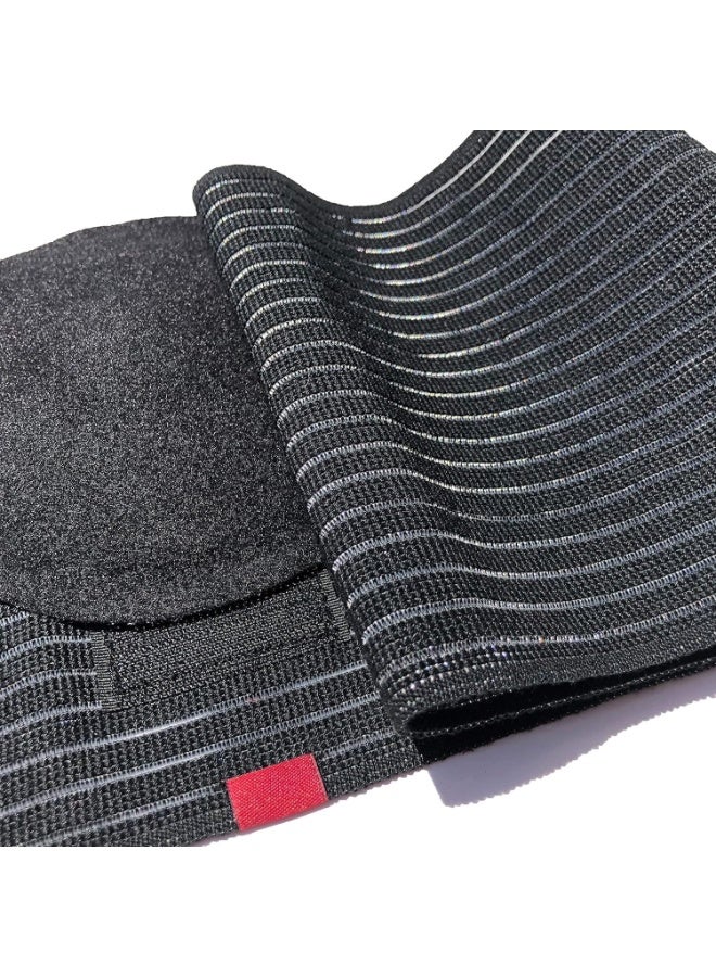 Arabest Umbilical Hernia Belt - An Abdominal Waistband with Pressure Pads - Auxiliary Device for Prevention of Upper Abdominal Incision and Umbilical Hernia Surgery (Black) - Image 2