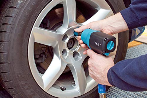 Hazet Pneumatic Impact Wrench 9012EL-SPC I Max. Loosening Torque 1700 Nm, Square 12.5 Mm (1/2 Inch) I Low-Vibration Tool for Tightening and Loosening Screws - Image 4