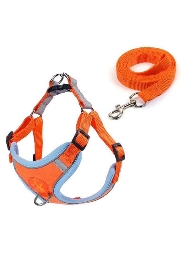 Breathable Vest-Style Dog Harness with Leash