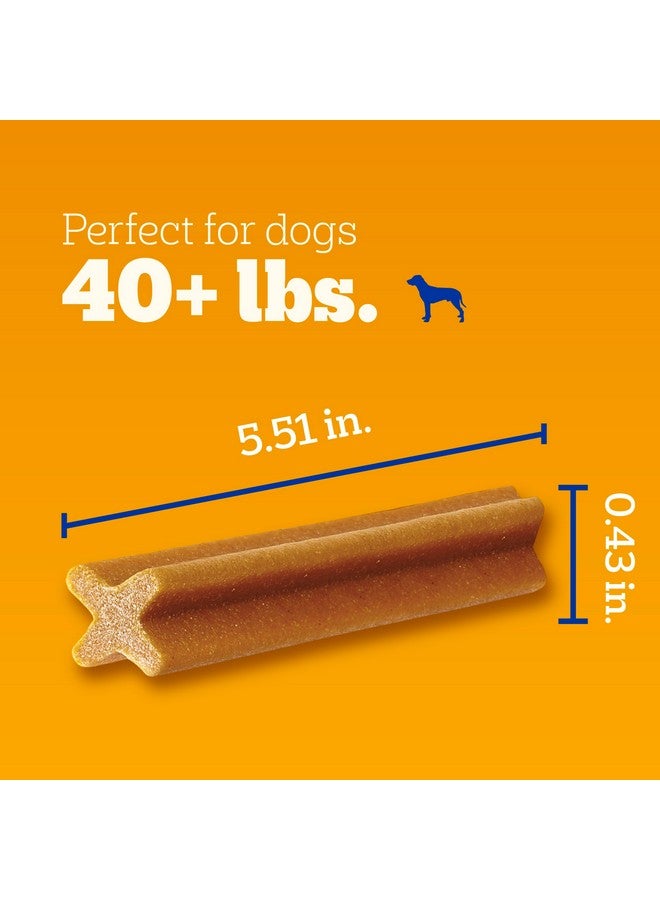 بيديجري مكافآت بيديجري دينتاستيكس للكلاب من السلالات الكبيرة، نكهة أصلية، كيس وزنه ٢٫٠٨ رطل (٤٠ مكافأة) - Image 4