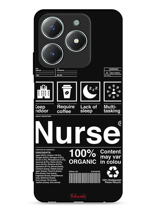Tolwak Realme C63 4G Protective Case Cover Nurse Sticker - Image 1