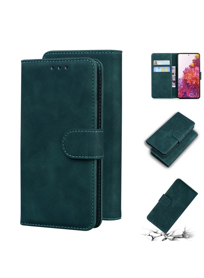 S-TOP Case For Samsung Galaxy S20 FE/S20 Lite/S20 FE 5G Skin Feel Pure Color Flip Leather Phone Case - Image 1