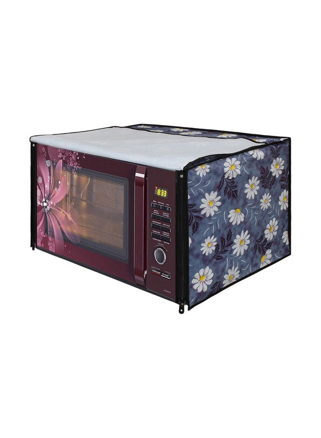Lithara Printed Waterproof Microwave Oven Cover for LG 32 Litre Convection Microwave Oven MC3286BRUM | Sams10 (Multicolor) - Image 1