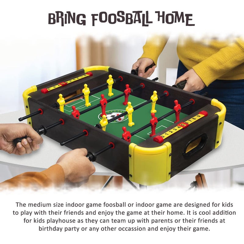 Wembley Foosball Table Soccer Indoor Games for Boys Girls Adults and Family Mini Football Table for Kids Portable - Multicolor, 31L x 10W x 51H Cm, 2 Player - Image 4