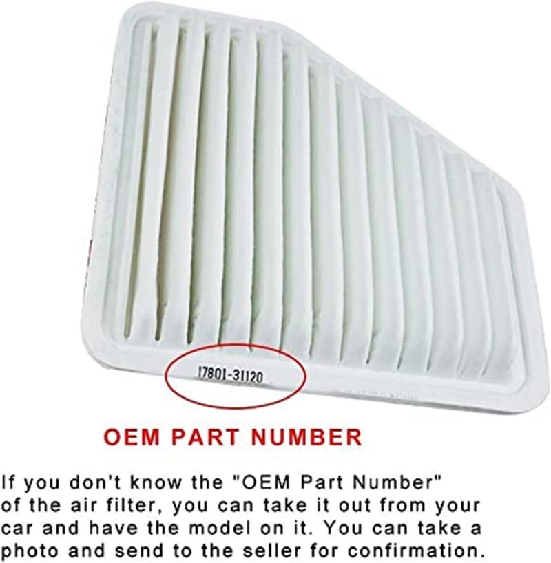 Yurefax High Flow Engine Air Filter for Mitsubishi - Image 3