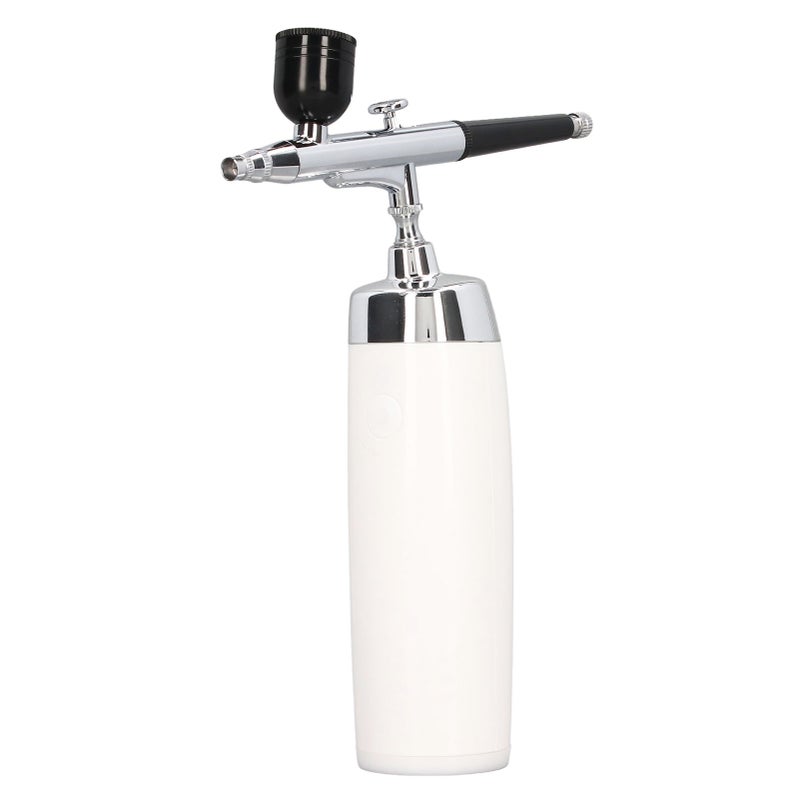 Cordless Airbrush Kit Spray Gun USB Charging Aesthetic Stable Handheld Airbrush with Paint Cup Dropper White - Image 5