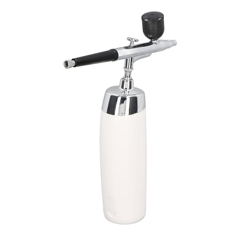 Cordless Airbrush Kit Spray Gun USB Charging Aesthetic Stable Handheld Airbrush with Paint Cup Dropper White - Image 4
