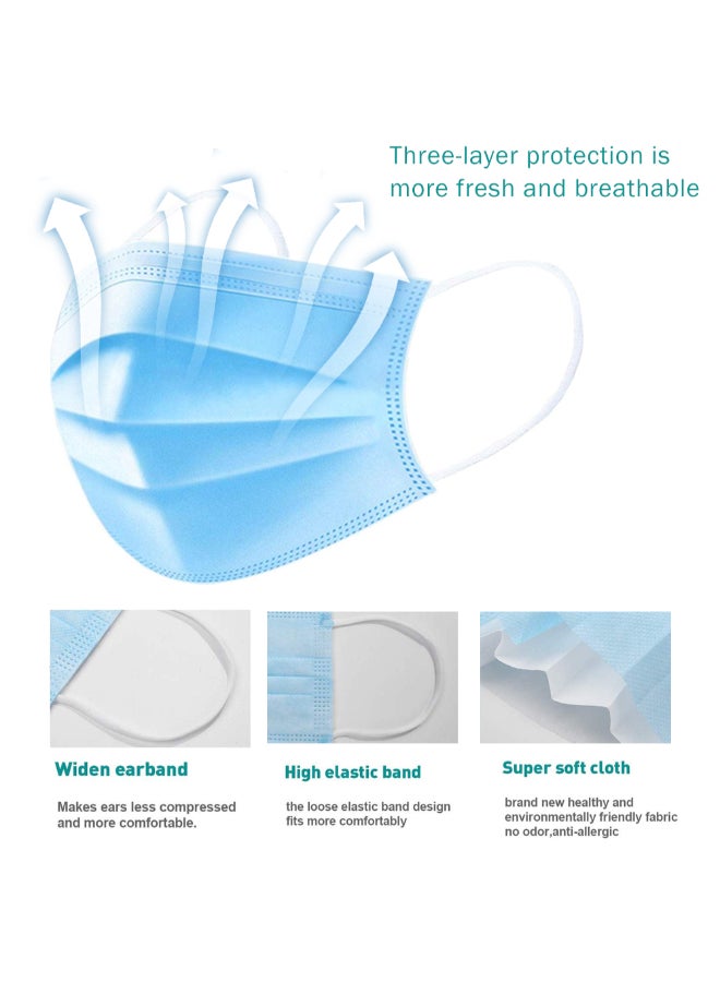 Alyashmac 50-Piece PM2.5 Anti Particle Medical Disposable Face Mask - Image 3