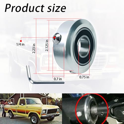 XTPTFABS Lower Steering Column Bearing Compatible with 1966-1972 1973-1979 Ford Trucks F150 F250 and 1976-1979 Broncos - Image 3