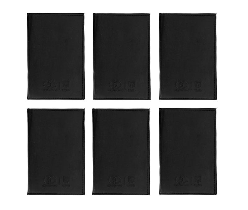 Campio Bill Folder for Restaurant & Hotel with Card & Receipt Holder,Business File Folder,Document Holder,Portfolio,Organizer & Planner-Pack of 6,Black - Image 1