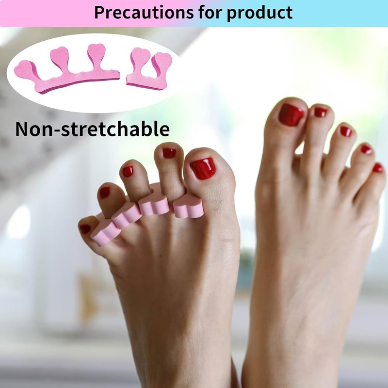 SUNFATT Foam Toe Separators,Toe Spacers for Women,Pedicure Toe Separators for Separating Toenails or Nails,Easy Finger and Toenail Polish Grooming,Soft Foams Pedicure Tools.12pcs - Image 5