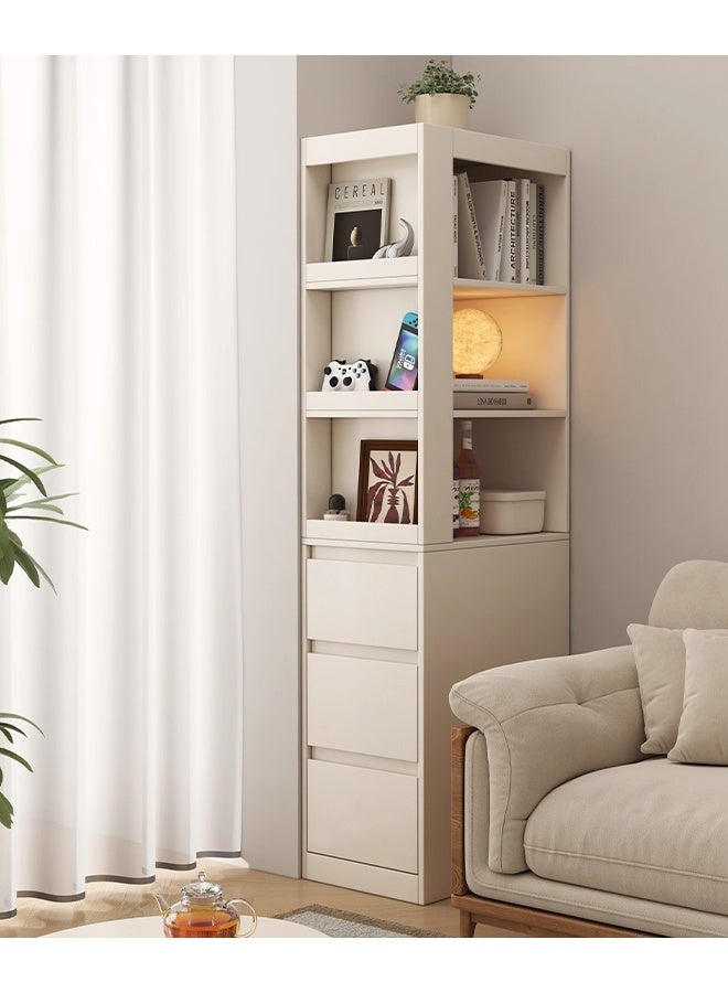 إن كي أكس خزانة تخزين داخل الغرفة والمكتب، بيضاء متعددة الوظائف، 40*50*160 سم - Image 3